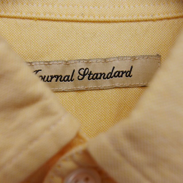 JOURNAL STANDARD(ジャーナルスタンダード)のジャーナルスタンダード JOURNAL STANDARD ボタンダウンシャツ 黄 メンズのトップス(シャツ)の商品写真