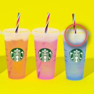 スターバックス(Starbucks)の新品★スタバ【コールドカップル　ブルー】ミステリーカラーチェンジング(タンブラー)