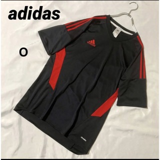 アディダス(adidas)のadidasアディダス 半袖　トレーニングウェア　サッカー　シャツ　刺繍(ウェア)