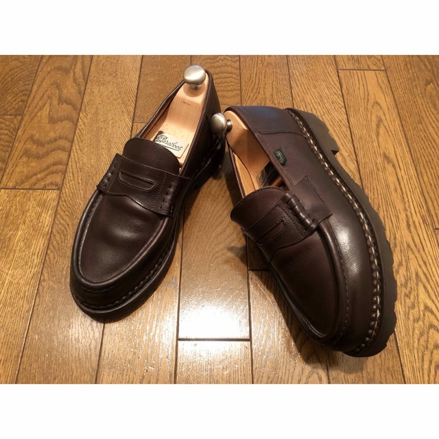 Paraboot Reims サイズ7.5 カフェ ブラウン ランス ローファー