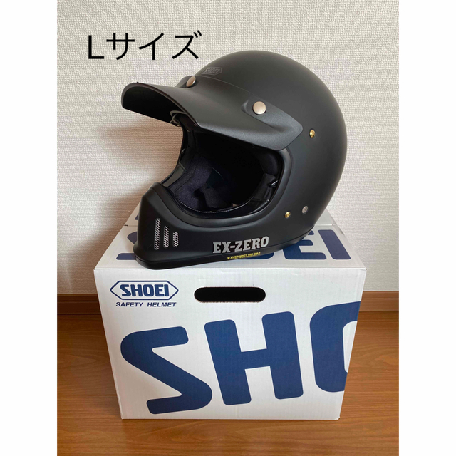 ごっつ8571様専用SHOEI EX-ZERO マッドブラックLサイズ-