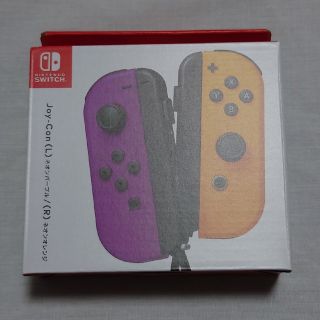 ニンテンドースイッチ(Nintendo Switch)のSwitch ジョイコン Joy-Con ネオンパープル/ネオンオレンジ 純正品(その他)