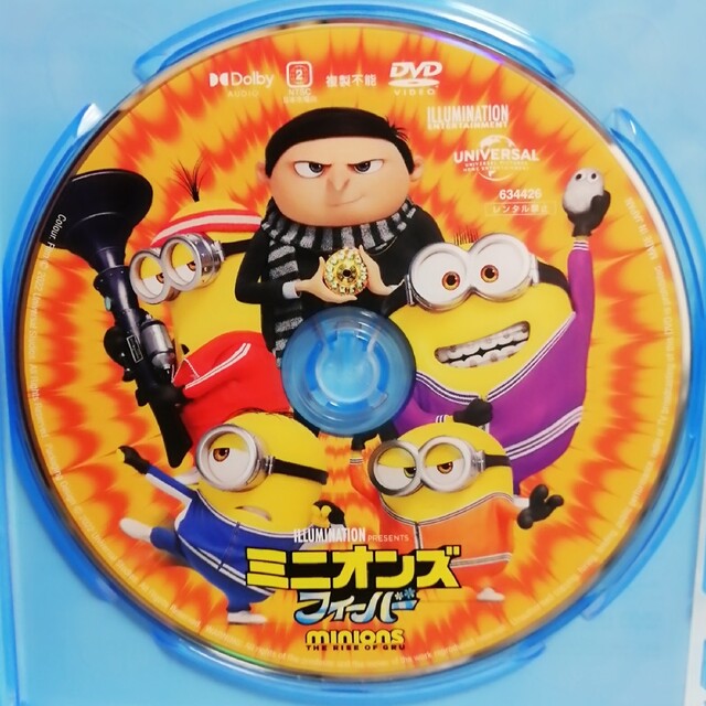 UNIVERSAL ENTERTAINMENT(ユニバーサルエンターテインメント)の新品未使用♡ミニオンズ　フィーバー　DVD　クリアケース エンタメ/ホビーのDVD/ブルーレイ(キッズ/ファミリー)の商品写真