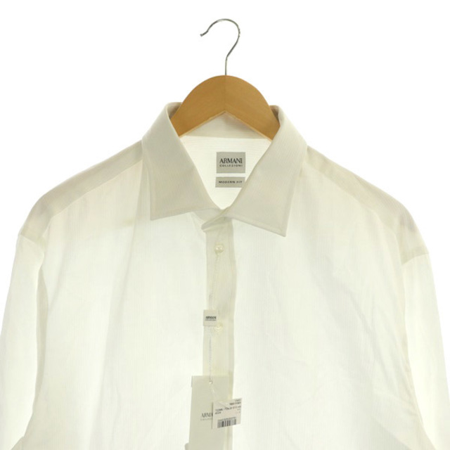 ARMANI COLLEZIONI(アルマーニ コレツィオーニ)のアルマーニ コレツィオーニ ワイシャツ カッターシャツ 長袖 シャドウストライプ メンズのトップス(シャツ)の商品写真