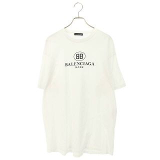 バレンシアガ 556150 TYK23 BBロゴプリントTシャツ メンズ M | www
