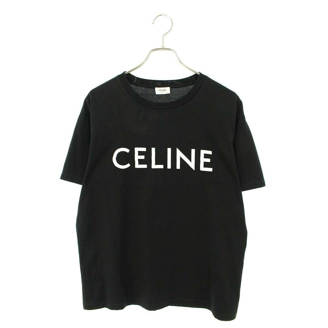 激安通販 celine XS メンズ ルーズフィットロゴプリントTシャツ