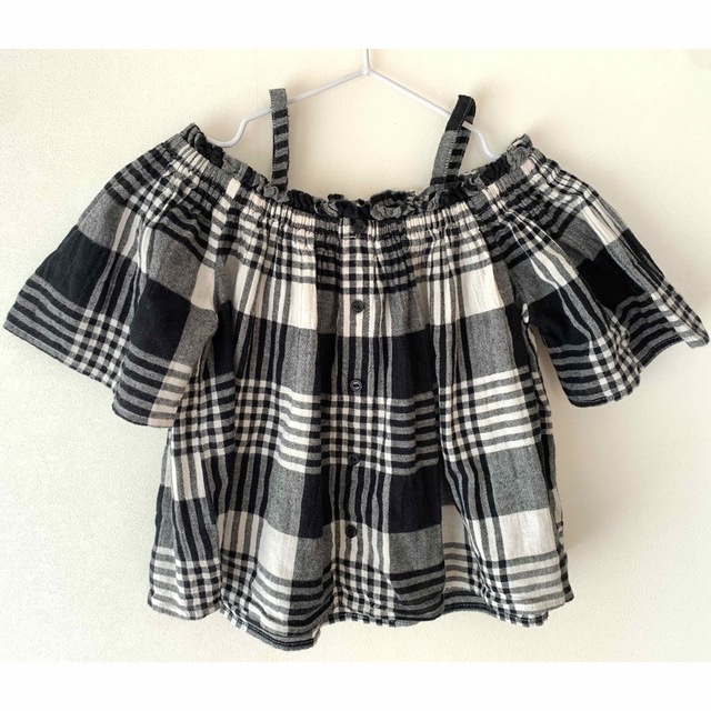 NEXT(ネクスト)のnext オフショルダー　カットソー　サイズ110 キッズ/ベビー/マタニティのキッズ服女の子用(90cm~)(Tシャツ/カットソー)の商品写真