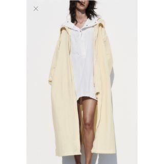 【値下げ】ZARA ウォーターレペレント ナイロンレインコート 新品ZARAmanウォーターレペレントマットラバーレインコートS