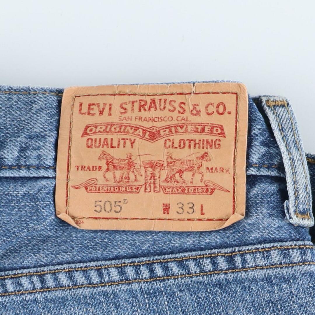 リーバイス Levi's 505 REGULAR FIT デニムショーツ ショートパンツ メンズw35 /eaa327896