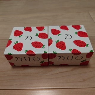 デュオ(DUO)のDUO クレンジングバーム いちご（90g）２個セット(フェイスオイル/バーム)
