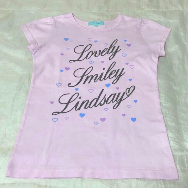 Lindsay(リンジィ)のLindsay☆半袖Ｔシャツ2着セット150リンジィメゾピアノALGYピンクラテ キッズ/ベビー/マタニティのキッズ服女の子用(90cm~)(Tシャツ/カットソー)の商品写真