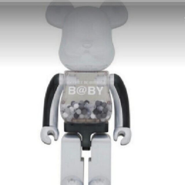 MY FIRST BE@RBRICK BLACK&WHITE CHROME