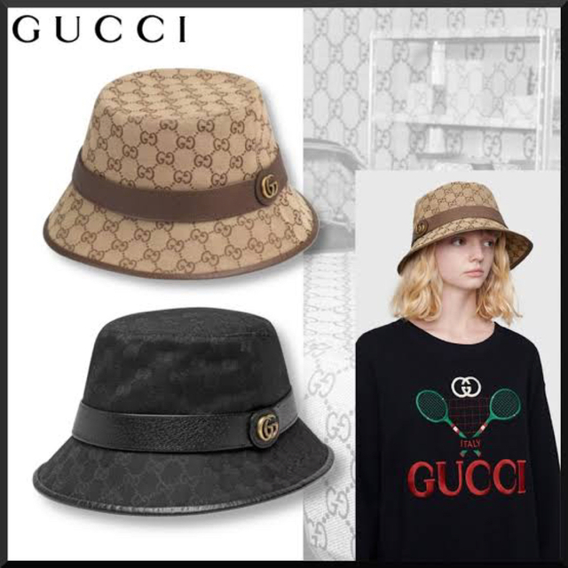 Gucci(グッチ)のGUCCI  グッチ　バケットハット　576587 メンズの帽子(ハット)の商品写真