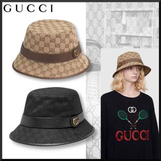 グッチ(Gucci)のGUCCI  グッチ　バケットハット　576587(ハット)