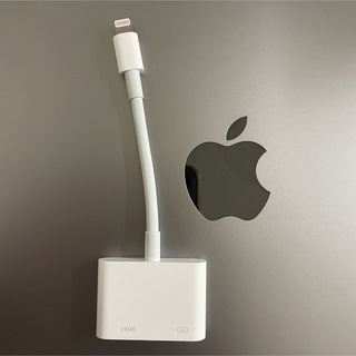 アップル(Apple)のアップル Apple アダプタ HDMI ケーブル MD826AM/A2個(映像用ケーブル)