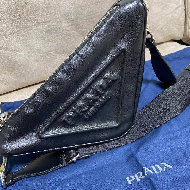 エクルベージュ 超美品 プラダ 本革 ショルダーバック - crumiller.com