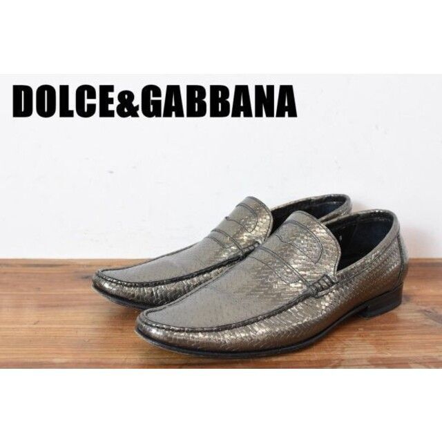 DOLCE&GABBANA(ドルチェアンドガッバーナ)のMN AU0016 高級 DOLCE&GABBANA ドルチェ&ガッバーナ メンズの靴/シューズ(スリッポン/モカシン)の商品写真