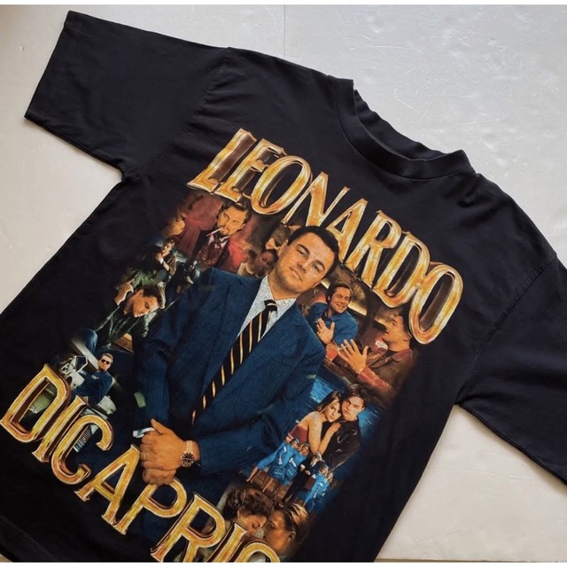 レオナルド・ディカプリオLeonardo DiCaprio RAP TシャツXL