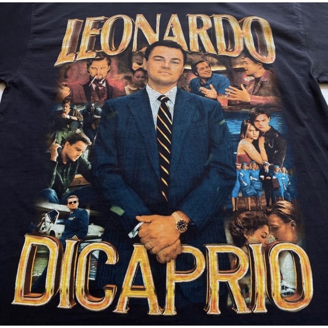 レオナルド・ディカプリオLeonardo DiCaprio RAP TシャツXLハーヴェイカイテル