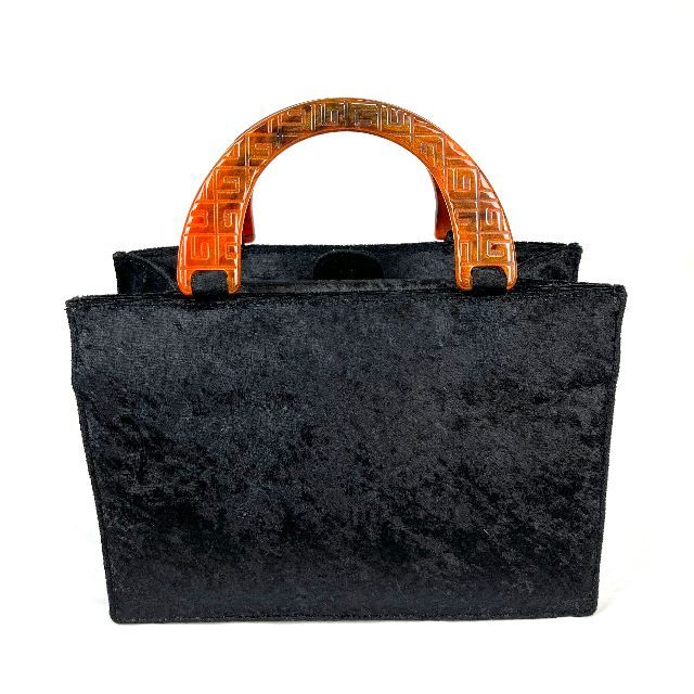GIVENCHY(ジバンシィ)の極美品　GIVENCHY ロゴ　ウール　ハンドバッグ レディースのバッグ(ハンドバッグ)の商品写真