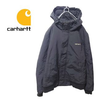 【Carhartt】ロゴ刺繍 ナイロンジャケット 中綿入り A-621