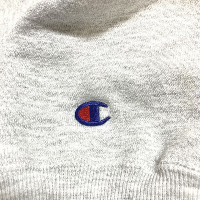 希少 90S 3枚タグ リバースウィーブ 刺繍タグ Lサイズ 目無し グレー