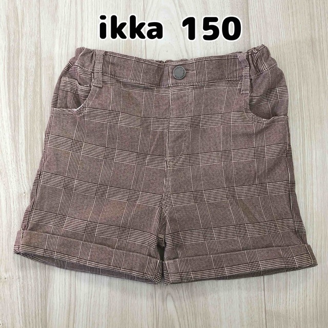 ikka 140-150 イッカ ストレッチ ショートパンツ チェックの通販 by rody1129's shop｜イッカならラクマ