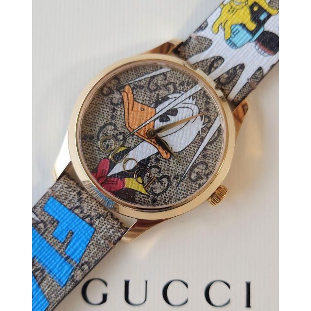 Gucci - 新品未使用　GUCCI　腕時計　ディズニー　ドナルド　YA1264167