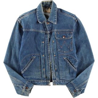 ラングラー(Wrangler)の古着 50~60年代 ラングラー Wrangler 11MJZ デニムジャケット Gジャン レディースS ヴィンテージ /eaa310654(Gジャン/デニムジャケット)