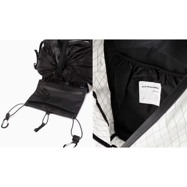 and wander(アンドワンダー)の新品 and wander X-Pac 30L backpack オフホワイト レディースのバッグ(リュック/バックパック)の商品写真