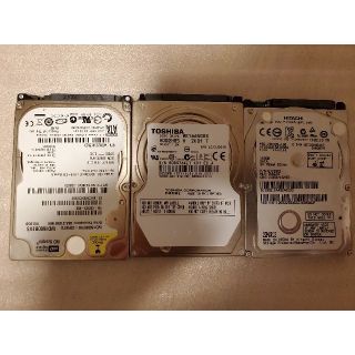 2.5インチHDD 160GB x3個(PCパーツ)