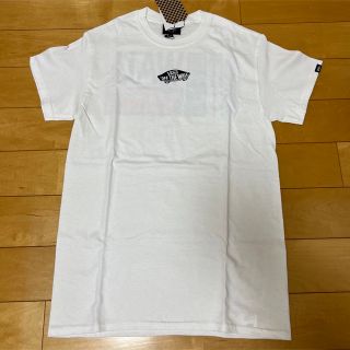 ヴァンズ(VANS)のVANS Tシャツ　ショートスリーブ　Sサイズ　ホワイト(Tシャツ/カットソー(半袖/袖なし))