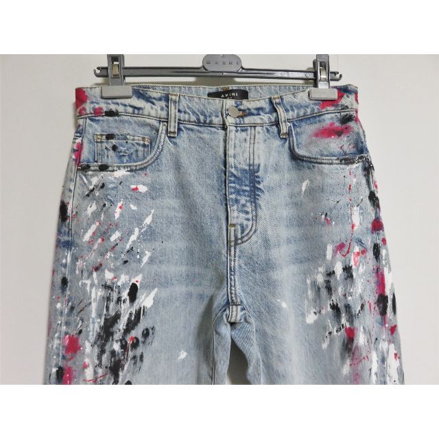 定価15万 AMIRI STRAIGHT FIT PAINTER JEAN 31 - sorbillomenu.com