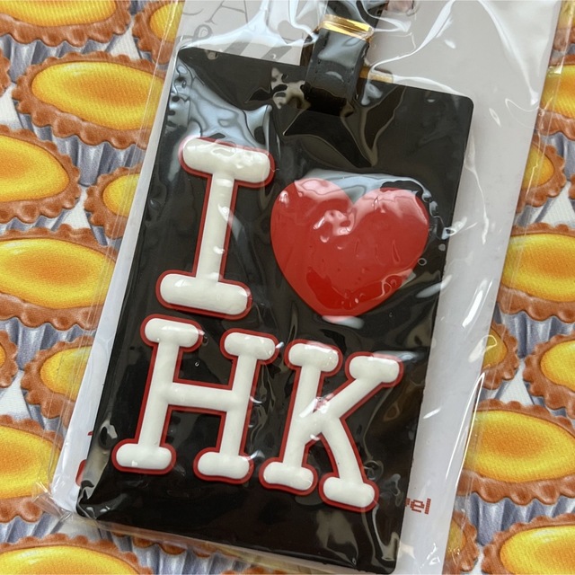 【香港限定】ラゲッジタグ　I❤️HK レディースのファッション小物(キーホルダー)の商品写真