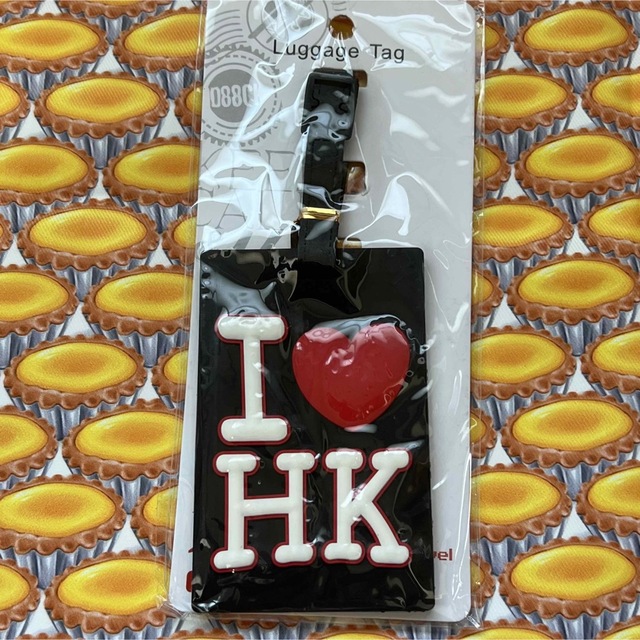 【香港限定】ラゲッジタグ　I❤️HK レディースのファッション小物(キーホルダー)の商品写真