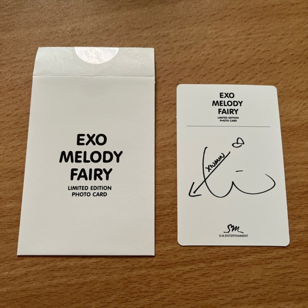 EXO(エクソ)のEXO★MELODY FAIRY 音楽の妖精 トレカ★シウミン エンタメ/ホビーのCD(K-POP/アジア)の商品写真