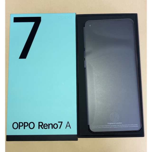 OPPO Reno7A ブラックeSIM対応 ワイモバイル SIMフリー