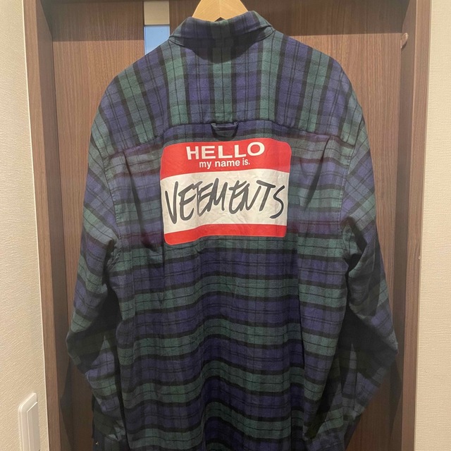 VETEMENTS ヴェトモン チェックシャツ サイズL | www.yokecomms.com