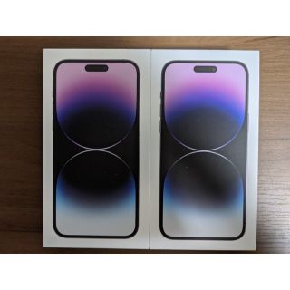 iPhone 14 Pro 256 GB ディープパープル 2台