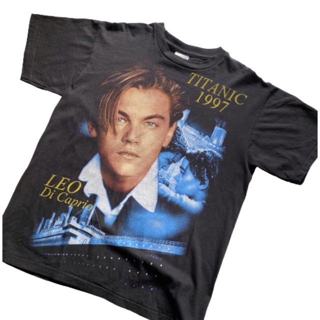 タイタニック TITANIC ジェームズ・キャメロンブートTシャツL