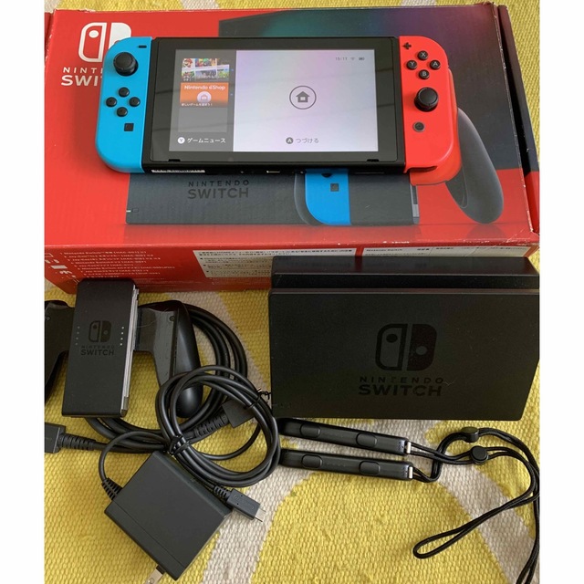 ニンテンドースイッチ Nintendo Switch バッテリー強化版 美品