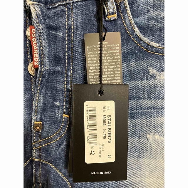 DSQUARED2(ディースクエアード)のディースクエアード DSQUARED2 TIDY BIKER JEAN 42 メンズのパンツ(デニム/ジーンズ)の商品写真