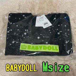 ベビードール(BABYDOLL)の新品 BABYDOLL 黒トレーナー 星(トレーナー/スウェット)