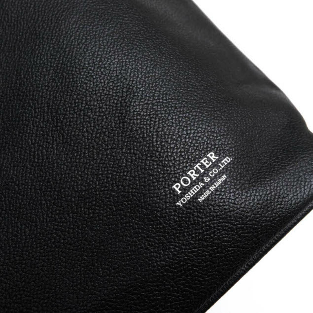 ポーター 吉田カバン/PORTER バッグ トートバッグ 鞄 ハンドバッグ メンズ 男性 男性用レザー 革 本革 ブラック 黒 321-02808 LINK 2WAY SHOULDER BAG S リンク シボ革 シュリンクレザー