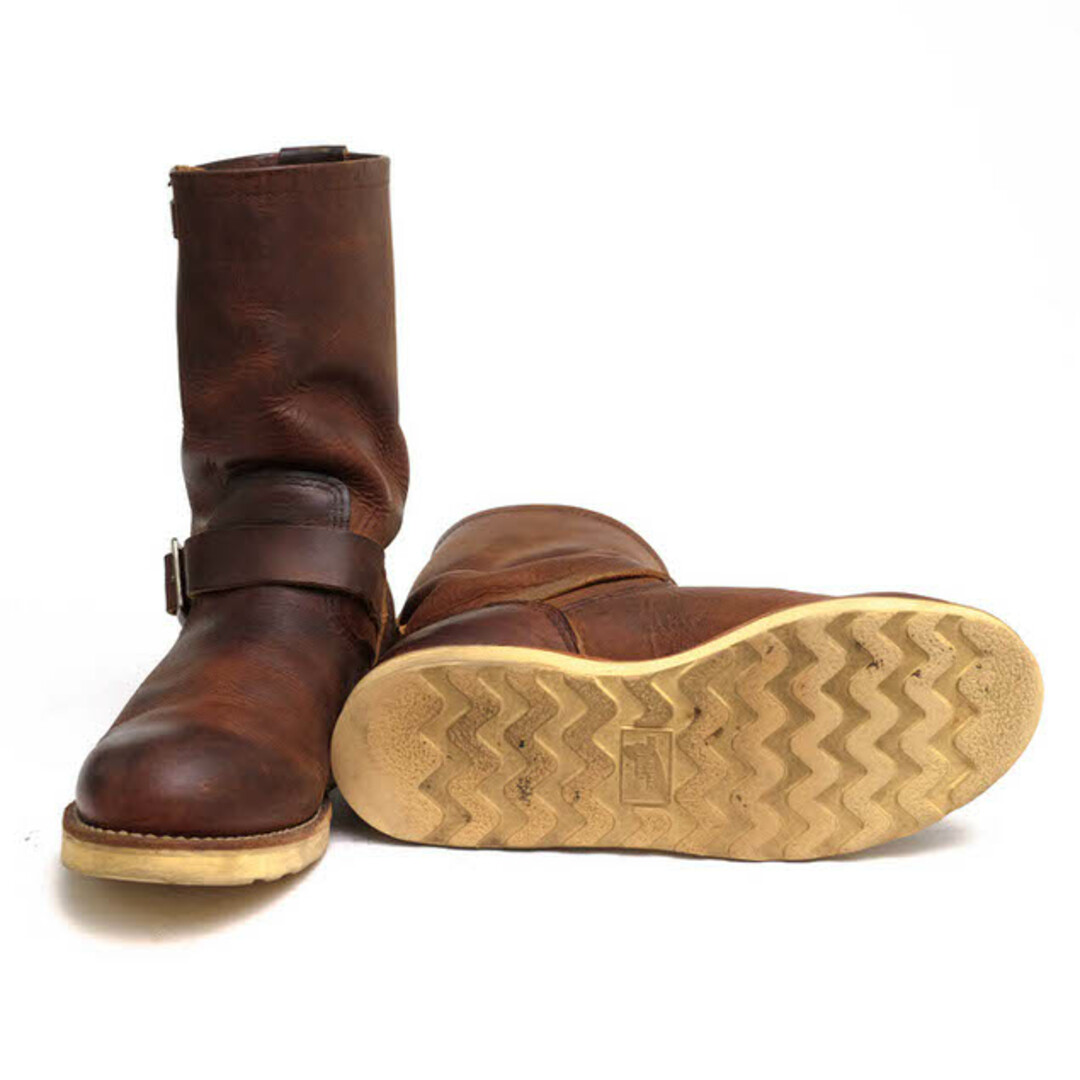 レッドウィング/RED WING エンジニアブーツ シューズ 靴 メンズ 男性 男性用レザー 革 本革 ブラウン 茶 2971 トラクショントレッドソール グッドイヤーウェルト製法