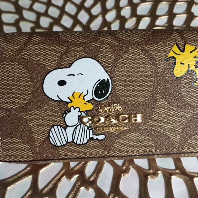 coach スヌーピー　キーケース　新品　プレゼント　レディース