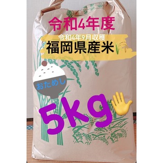 令和4年度　福岡県産米　5キロ(米/穀物)