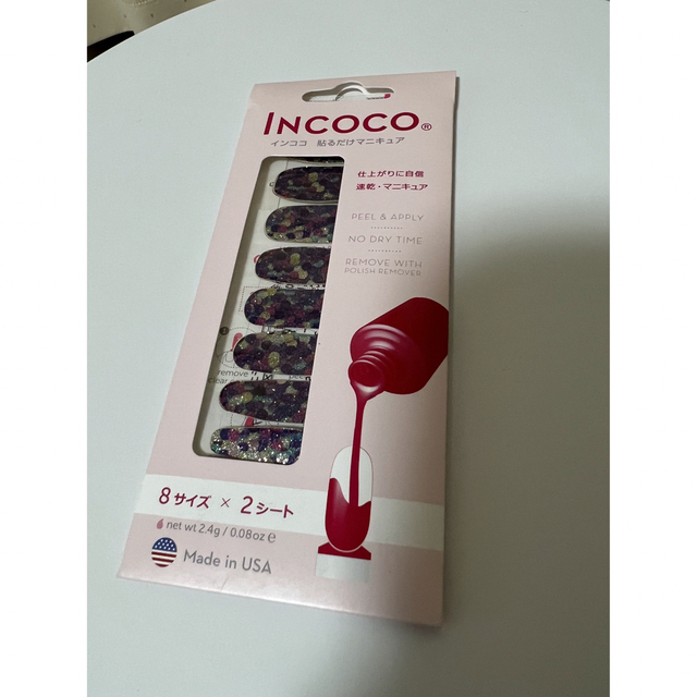 Incoco(インココ)のINCOCO 貼るだけマニキュア Confetti コスメ/美容のネイル(ネイル用品)の商品写真