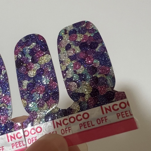 Incoco(インココ)のINCOCO 貼るだけマニキュア Confetti コスメ/美容のネイル(ネイル用品)の商品写真