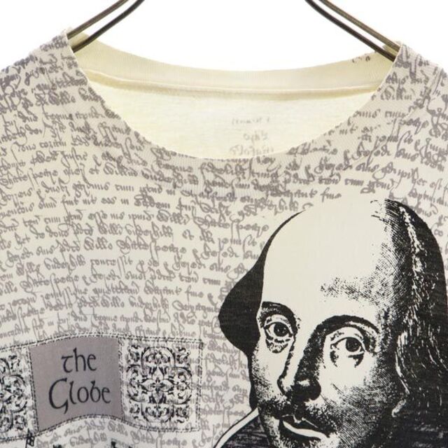 80年代 Sportswear SHAKESPEARE シェイクスピア 両面プリント 偉人Tシャツ USA製 メンズM ヴィンテージ /eaa360846